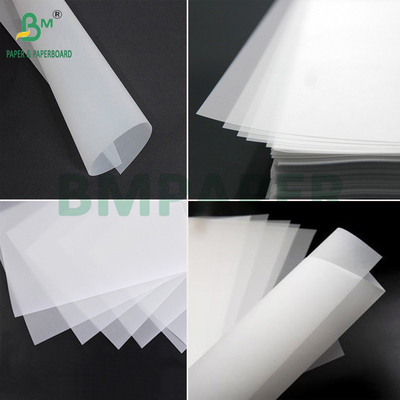 50g 83g Papel de rastreamento translúcido Papel de manteiga para CAD Excelente absorção de tinta