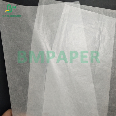 20 gm de papel branco semitransparente para embalagem de roupas