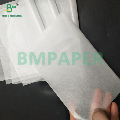20 gm de papel branco semitransparente para embalagem de roupas