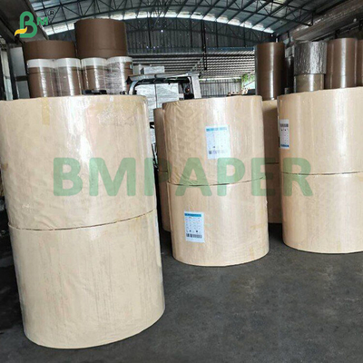 Papel de embalagem à prova de gordura de cor branca e café de 38 gm para revestimento de batatas fritas