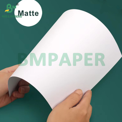 Impressão a laser de papel revestido brilhante de dois lados para folhetos de 32 x 45 cm