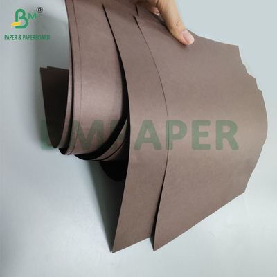 Papel à prova de gordura de cor castanha-doce para muffins Kit 3 5