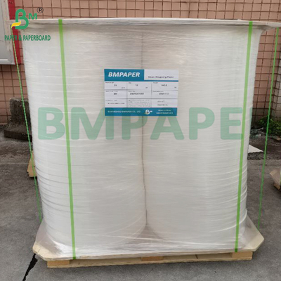 Papel de rastreamento de 24 polegadas x 55 polegadas, papel de rastreamento branco, papel de rastreamento translúcido