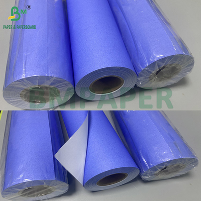 80 gramas de papel digital azul roxo roxo cartão CAD um lado branco 610mm x 50m 2 polegadas núcleo
