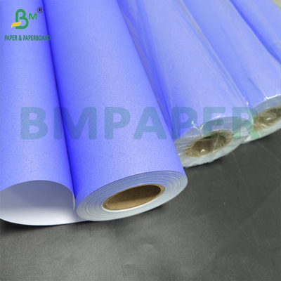 Papel de plano digital de lado único Papel azul de 24 x 50 metros