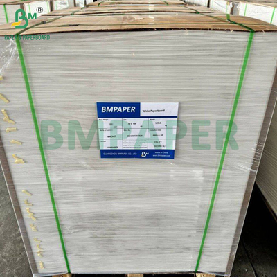 330 g 0,44 mm Cartão de papel branco alto Papel sulfato de alvejante para embalagem caixa