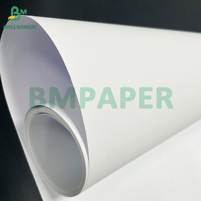 Branco brilhante 24lb 28lb Cor Inkjet Matte Coated Bond Paper Roll 36inch x 150ft