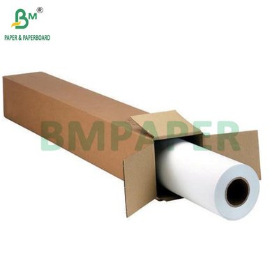 180GSM Large Format Matte Coated Inkjet Plotter Rolo de papel fotográfico 61cm x 30m