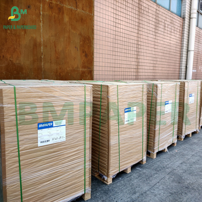 Papel kraft natural de alta resistência para sacos de transporte 70 gm 80 gm
