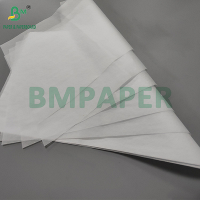 17gm Papel de tecido branco livre de ácido para embrulho de flores 500 x 760 mm Superfície lisa