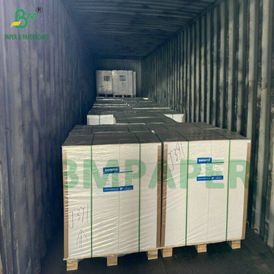 Papel brilhante de 18 x 14 polegadas de duas faces revestido com C2S com 100 gramas 120 gramas