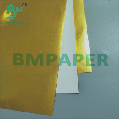 Papel de resistência ao molho dourado brilhante de 70 gm para etiquetas de bebidas 70 cm x 100 cm