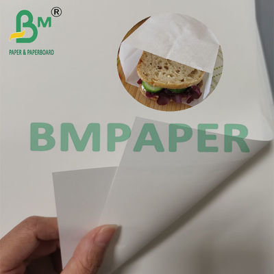 18g Kit5 Papel Sandwich Branco à prova de óleo 70 x 100 cm