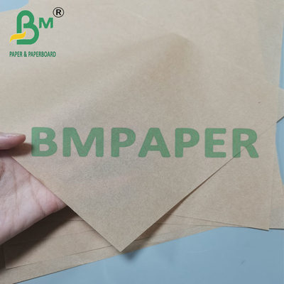 34 g 635 mm Largura Papel de revestimento não branqueado de qualidade alimentar com silicones à prova de gordura
