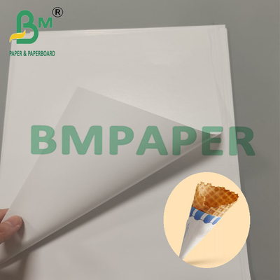 80g Papel de mangas descartável de cone cônico