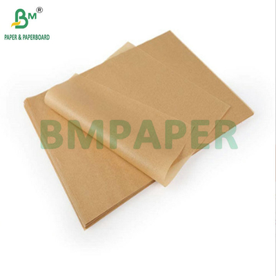 45 gm 60 gm Papel de pergaminho castanho não pegajoso de cozimento 9 x 13 polegadas