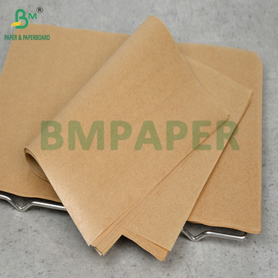 45 gm 60 gm Papel de pergaminho castanho não pegajoso de cozimento 9 x 13 polegadas