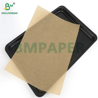 45 gm 60 gm Papel de pergaminho castanho não pegajoso de cozimento 9 x 13 polegadas