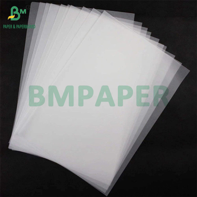 63gm 73gm Rolo de papel de rastreamento de esboço branco para artesanato de bricolage 18 x 24 polegadas