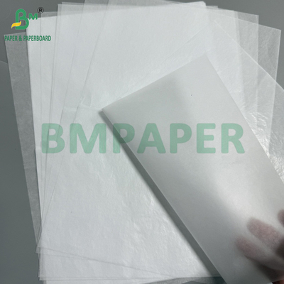 17g 20g Papel semitranslúcido de dois lados Papel de embrulho de alimentos brilhante