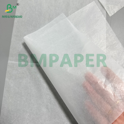 17g 20g Papel semitranslúcido de dois lados Papel de embrulho de alimentos brilhante