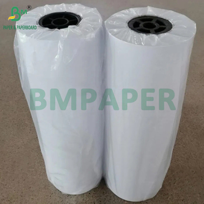 20 lb de papel ultra-branco não revestido para impressoras de grande formato