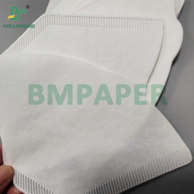 Folha de papel natural de filtro de café branco marrom de 50 gm para máquina de café a gotejar