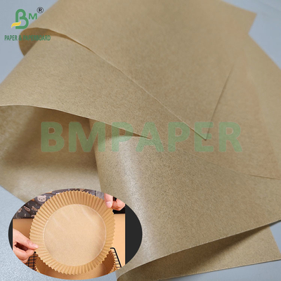 Papel de cozinha descartável de qualidade alimentar 40GSM marrom para forno de microondas