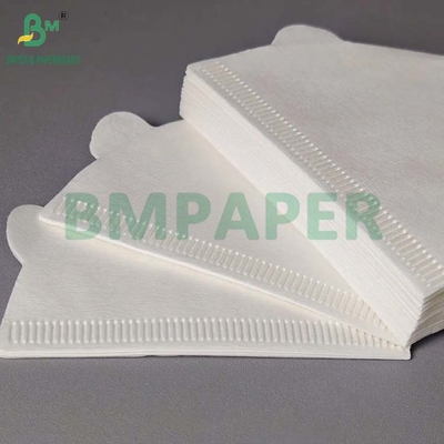 Papel de filtro natural de café castanho não branqueado biodegradável a altas temperaturas