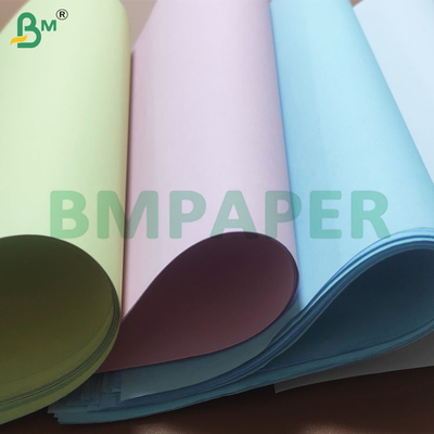 48-80 GSM Papel não carbono revestido NCR colorido para impressão e escrita