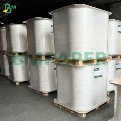 Papel de embalagem de palha branco reciclável, de qualidade alimentar, em rolo 24/28 GSM