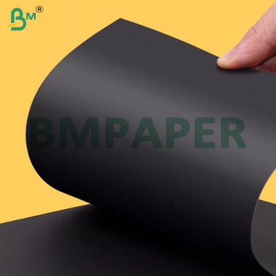 Papel preto liso 28lb 32lb 8 1 / 2 x 11 polegadas Jet papel preto