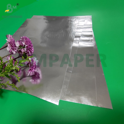 68gm 70gm Prata Metallizada Papel de Força Molhada Para rótulo de pescoço de cerveja 700mm