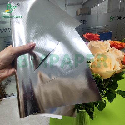 68gm 70gm Prata Metallizada Papel de Força Molhada Para rótulo de pescoço de cerveja 700mm