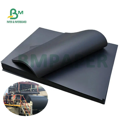400 gm 450 gm Papel de cartão preto 64x92cm 70x100cm Papel artesanal espesso