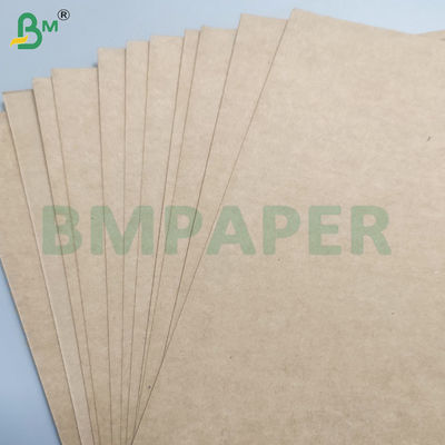 190gm+15gm Revestimento em PE seguro para alimentos Pulpa virgem Folhas de papel castanho