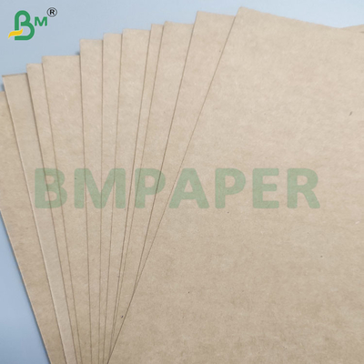 190gm+15gm Revestimento em PE seguro para alimentos Pulpa virgem Folhas de papel castanho