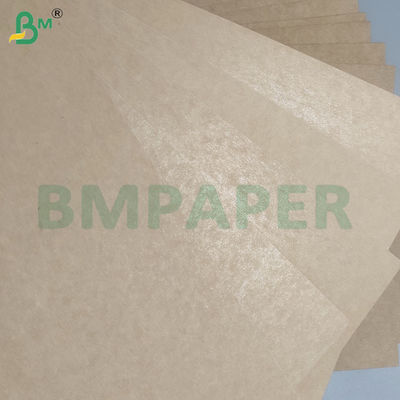 190gm+15gm Revestimento em PE seguro para alimentos Pulpa virgem Folhas de papel castanho