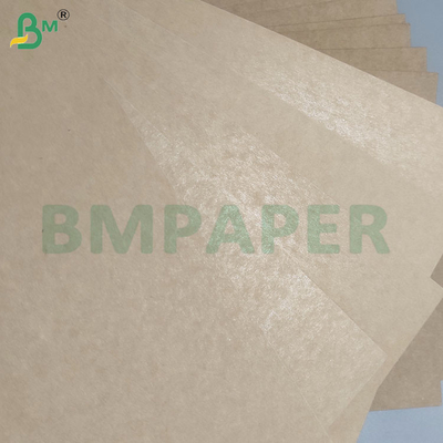 190gm+15gm Revestimento em PE seguro para alimentos Pulpa virgem Folhas de papel castanho