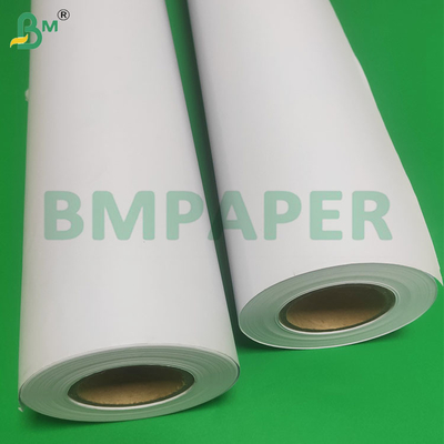 Grande absorção de tinta 80GSM 610*150m CAD Plotter papel rolos