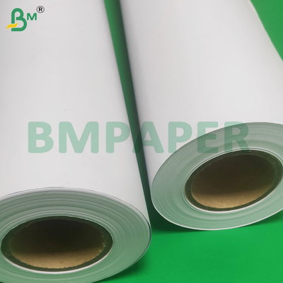 Grande absorção de tinta 80GSM 610*150m CAD Plotter papel rolos
