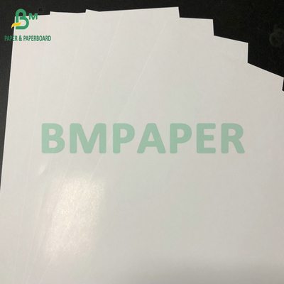 70gm 75gm Papel de alta brancura C1S Brilhante de alta resistência ao molho para fabricação de rótulos de lata