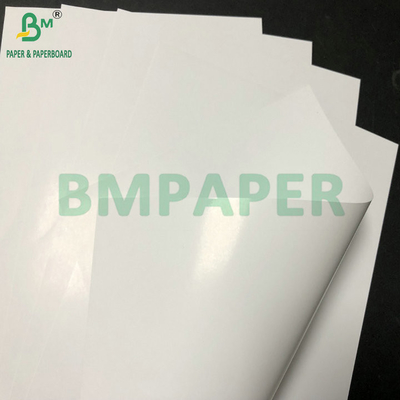 70gm 75gm Papel de alta brancura C1S Brilhante de alta resistência ao molho para fabricação de rótulos de lata