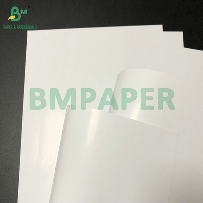 70gm 75gm Papel de alta brancura C1S Brilhante de alta resistência ao molho para fabricação de rótulos de lata