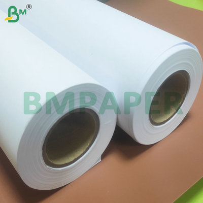 80 GSM Alta precisão Anti Curl CAD Plotter Papel Rolls 614mm Largura