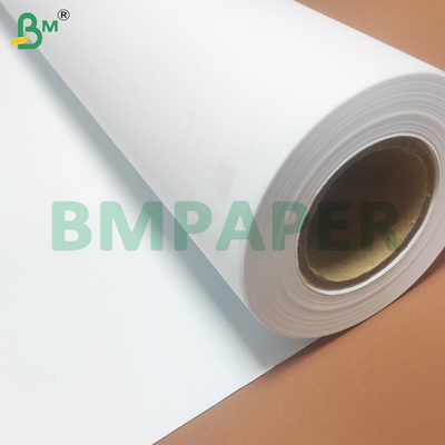 80 GSM Alta precisão Anti Curl CAD Plotter Papel Rolls 614mm Largura
