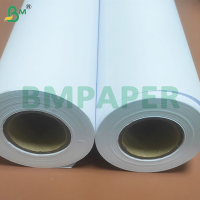 80 GSM Alta precisão Anti Curl CAD Plotter Papel Rolls 614mm Largura
