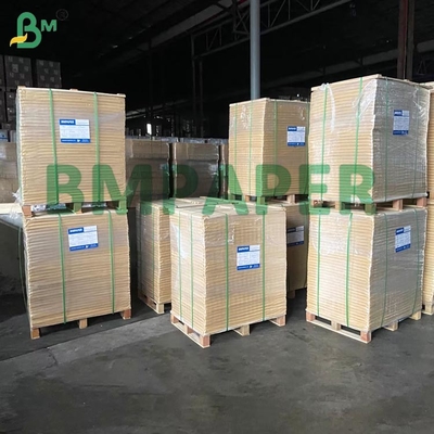 Papel Kraft de resistência ao molho de 80 gm de cor marrom com alta resistência para sacos