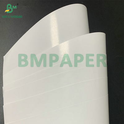 Papel digital de texto branco liso e brilhante de 100 libras 65# 70# 23X35'