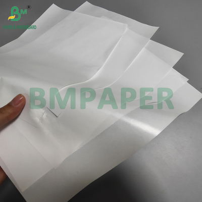 40 g+10 g PE revestido MG Papel Kraft branqueado para sacos de açúcar Grau alimentar 70 x 100cm
